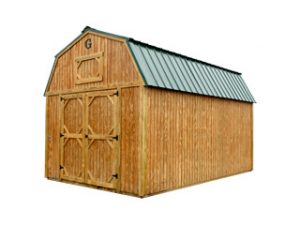 Lofted Barn Storage Building by Graceland Portable Buildings - Maximum storage space with loft area for extra organization